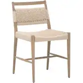 Myles Dining Chair in Blonde Neutral Paper Cord & Natural Oak (Set of 2)